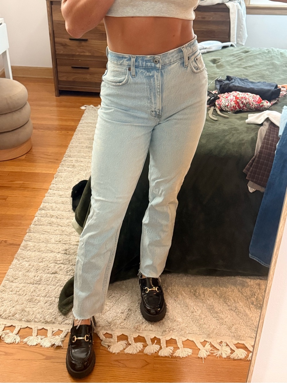 Abercrombie curve love 90s ultra high rise